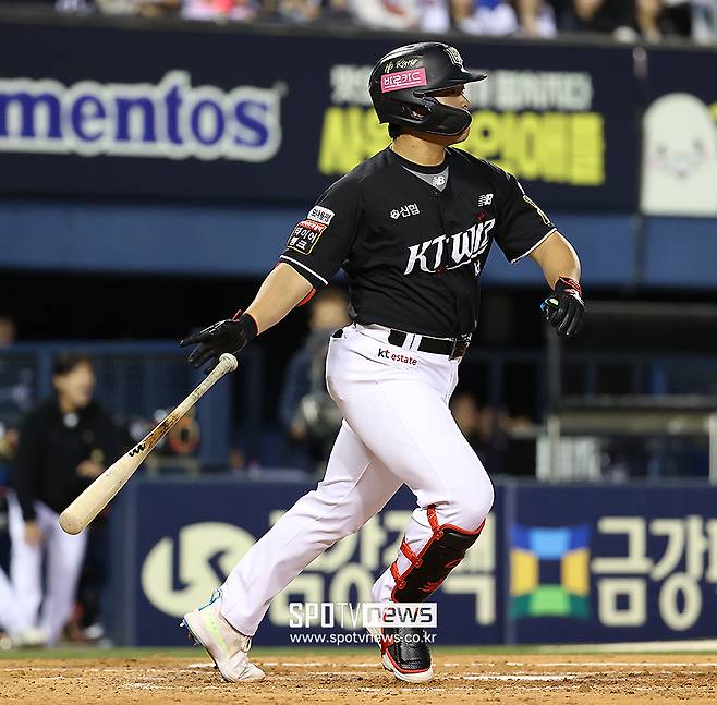 ▲ 강백호는 한참 좋을 때보다는 못한 평가를 받고 있지만, '팬그래프'는 여전히 추적할 만한 가치가 있는 선수라고 평가한다. ⓒ곽혜미 기자