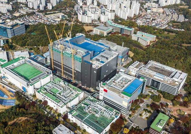 삼성전자가 반도체 R&D 경쟁력 강화를 위해 20조원을 투입해 건설 중인 NRD-K. 뉴스1