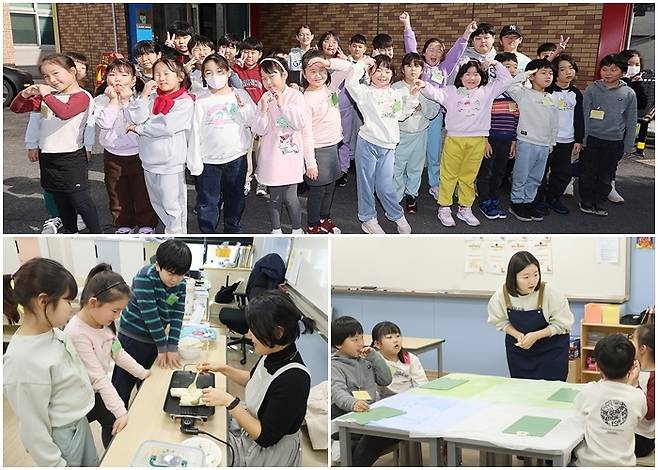 꿈낭에서 펼쳐지는 다양한 학습 (제주=연합뉴스) 변지철 기자 = 지난 1월 19일 제주 아라초등학교 꿈낭 거점통합돌봄센터에서 어린이들이 다양한 체험 프로그램을 경험하고 있다.2025.2.1