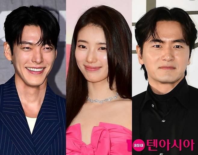 (왼쪽부터) 배우 김우빈, 수지, 이진욱 /사진=텐아시아 DB