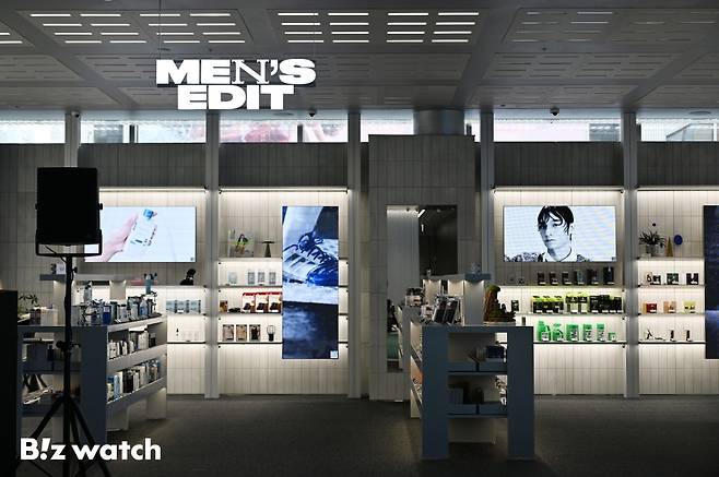 올리브영N 성수 내 '맨즈 에디트존'./사진=이명근 기자 qwe123@