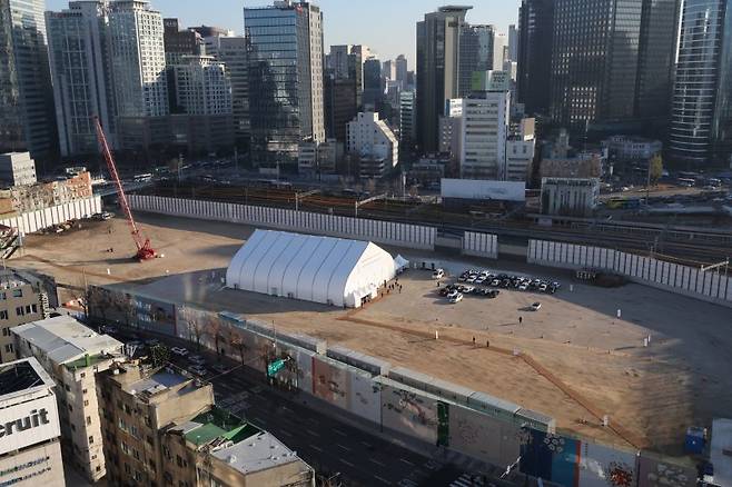 서울역 북부역세권 개발사업 부지 모습 연합뉴스