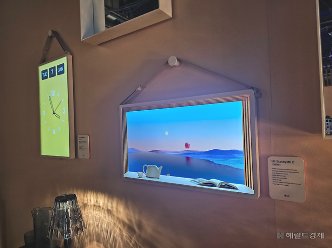 올 1월 미국 라스베이거스에서 열린 CES 2025에서 첫 공개된 ‘LG 스탠바이미 2’. 김민지 기자