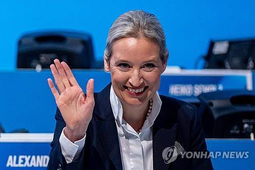 독일 극우 AfD 공동대표 알리스 바이델 [EPA=연합뉴스 자료사진. 재판매 및 DB 금지]