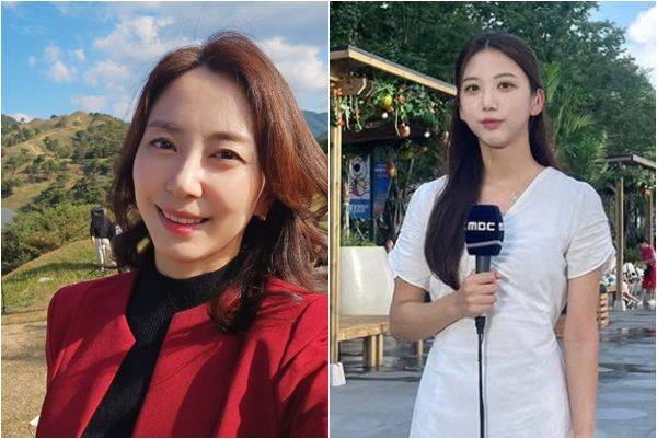 배수연 기상캐스터(좌)과 故오요안나.사진=SNS
