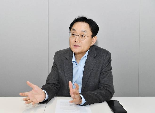 오태길 HD현대오일뱅크 글로벌사업본부장이 지난 31일 한국경제신문과 인터뷰하고 있다. 성상훈 기자