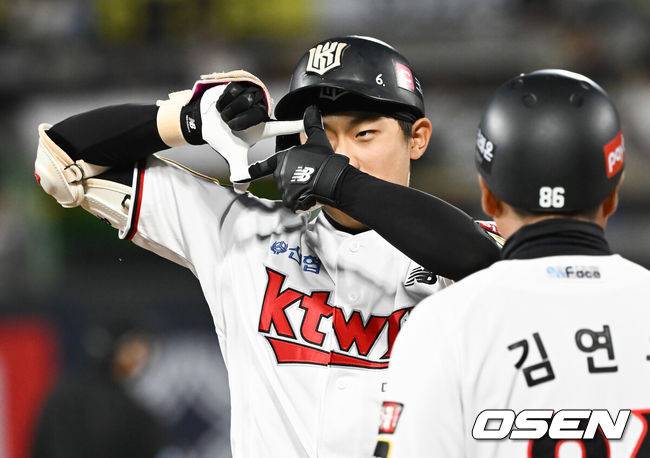 [OSEN=박준형 기자] KT 유준규. 2022.05.19 / soul1014@osen.co.kr