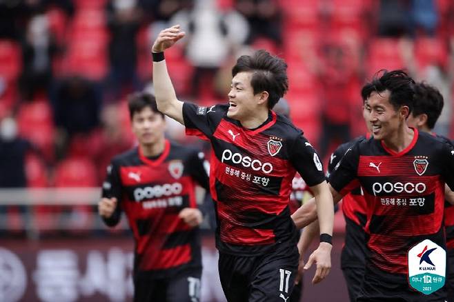 신광훈(포항). 사진=한국프로축구연맹