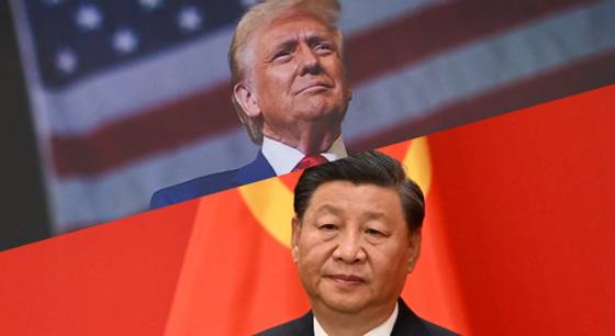 도널드 트럼프 미국 대통령(위), 시진핑 중국 국가주석. 〈사진=JTBC, AFP·연합뉴스〉