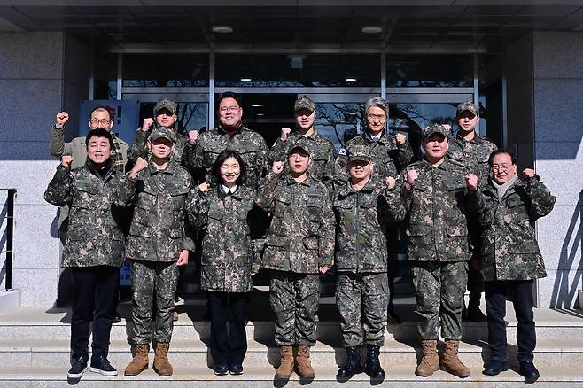 최호정 서울시의회 의장이 4일 육군 제9보병사단을 격려방문했다. (서울시의회 제공)