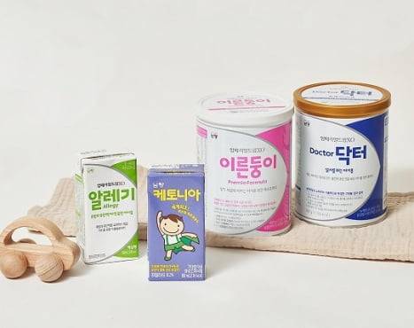 남양유어 특수 분유 제품들. 사진=남양유업