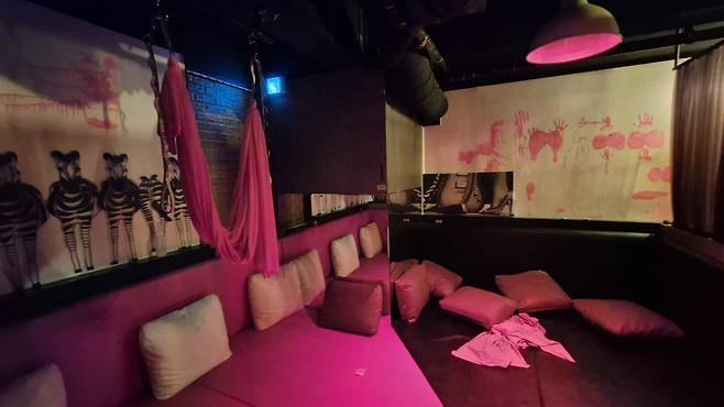 불법 유흥업소 'Y클럽' 내부./사진=김다빈 기자