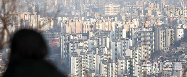 서울 시내 아파트 단지 모습. 뉴시스 자료사진.
