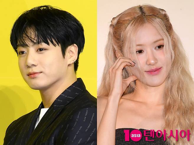 정국, 로제. / 사진=텐아시아DB