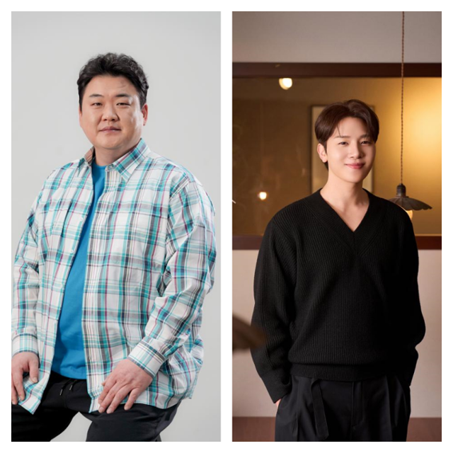 뮤지컬 '이상한 나라의 춘자씨'에 출연하는 김준현(왼쪽). 뮤지컬 '베르테르'에 출연하는 김민석. 극단 오징어·CJ ENM 제공