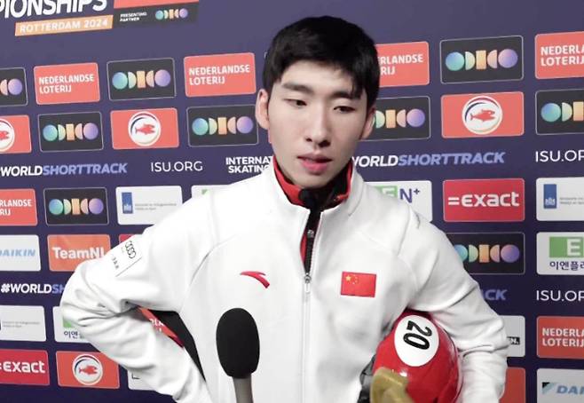 한국 쇼트트랙 국가대표로 활약하다가 중국으로 귀화한 린샤오쥔. 연합뉴스
