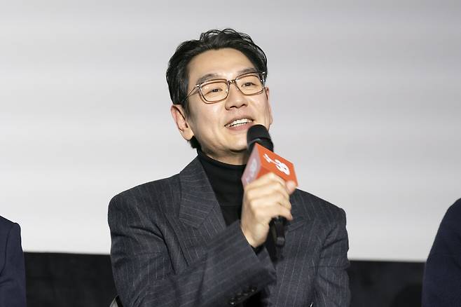 ▲ CJ ENM 30주년 기념 비저너리(Visionary) 선정 기념 '공동경비구역 JSA' 관객과의 대화에 참석한 김태우. 제공|CJ ENM