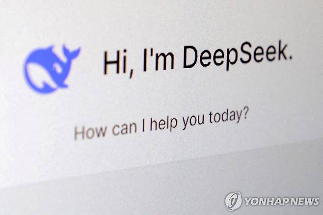딥시크 [로이터 연합뉴스 자료사진. 재판매 및 DB 금지]