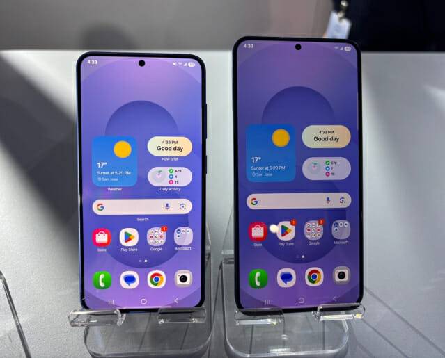 갤럭시S25 플러스(좌측), 갤럭시S25 울트라(우측) (사진=지디넷코리아)