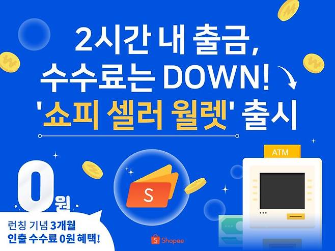 '쇼피 셀러 월렛' 출시 이미지. 쇼피코리아 제공