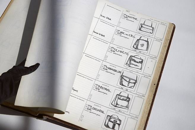 Delvaux's Livre d'Or, or Golden Book, contains sketches and details of every bag ever made by the house [DELVAUX]