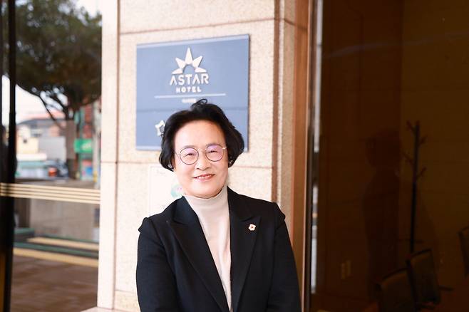송춘옥 아스타호텔 대표.