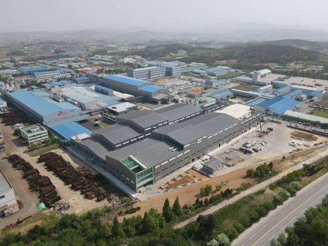 SK넥실리스 전북 정읍공장 전경. [SKC 제공]