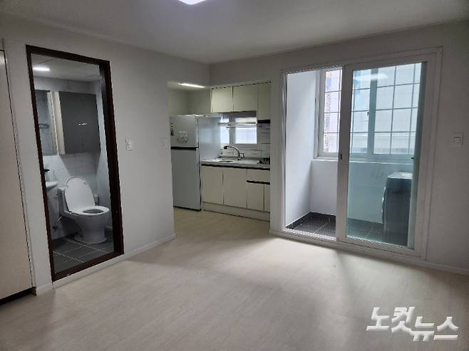 전주시 청년만원임대주택 내부. 최명국 기자