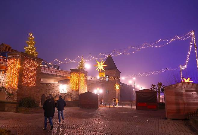 밤안개 낀 코헴 시내 [사진/성연재 기자]