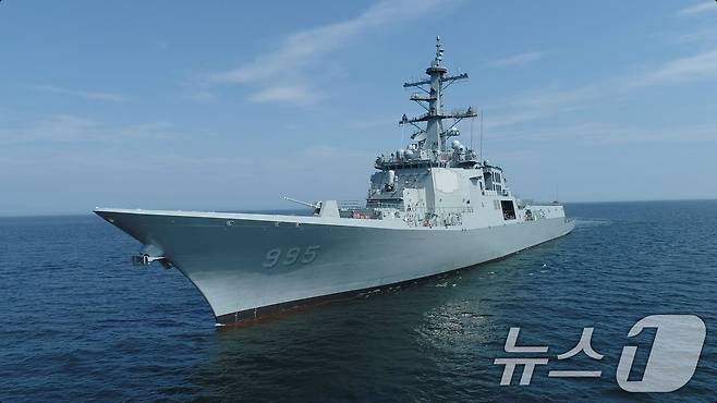 HD현대중공업에서 방위사업청에 인도한 최신예 이지스구축함인 '정조대왕함'. (방위사업청 제공) 2024.11.27/뉴스1