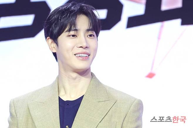 넷플릭스 오리지널 시리즈 '중증외상센터' 제작발표회에 참석한 배우 추영우. 24.1.21 ⓒ이혜영 기자 lhy@hankooki.com