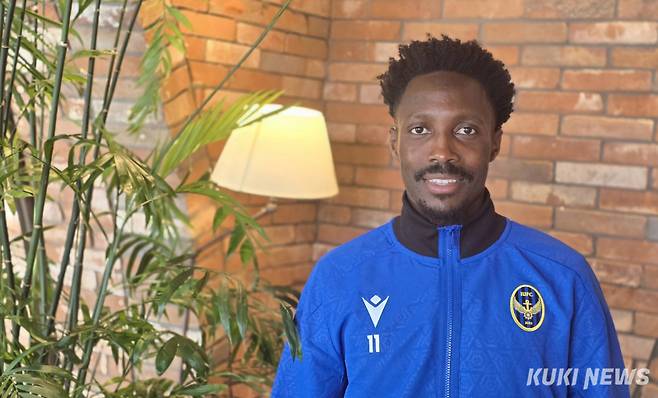 제르소가 6일 경남 남해 아난티에서 쿠키뉴스와 인터뷰하고 있다. 김영건 기자