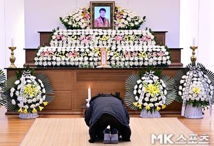 트로트계의 거목 故 송대관이 영면에 들었다.사진=사진공동취재단 제공