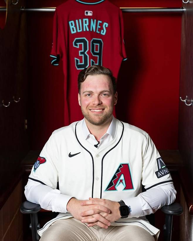 ▲ 코빈 번즈 ⓒ애리조나 다이아몬드백스 공식 SNS