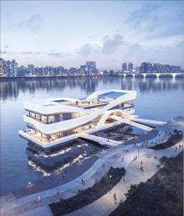 여의도 선착장 조감도