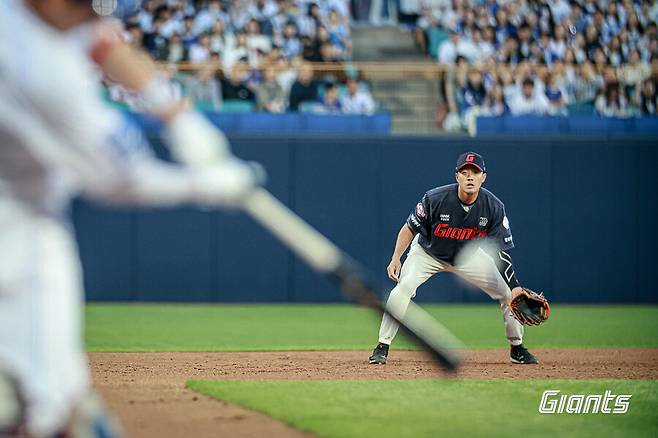 ▲ 오선진 ⓒ롯데 자이언츠