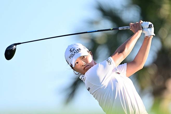여자 골프 세계랭킹 톱10에 다시 진입한 고진영. 사진 | 브레이든턴=AFP연합뉴스