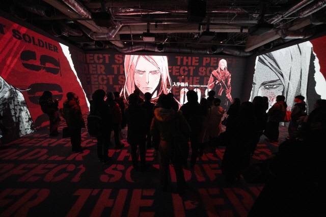 일본 도쿄 라인프렌즈 스퀘어 시부야에 문을 연 입학용병 팝업스토어. IPX 제공