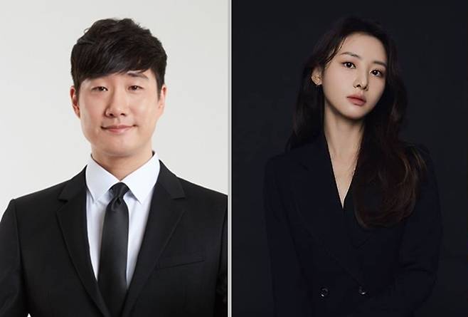 방송인 배성재(왼쪽)와 SBS 아나운서 김다영. MBN·SBS 제공