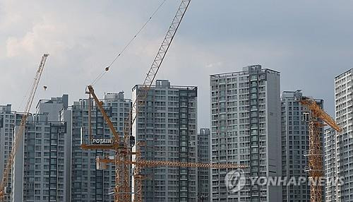 서울시내 재건축 공사 단지 [연합뉴스 자료사진]