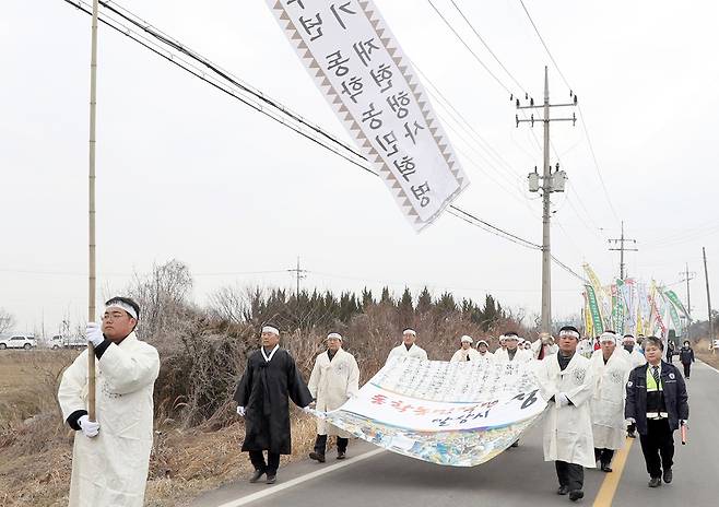 고부봉기 재현행사 [정읍시 제공. 재판매 및 DB 금지]
