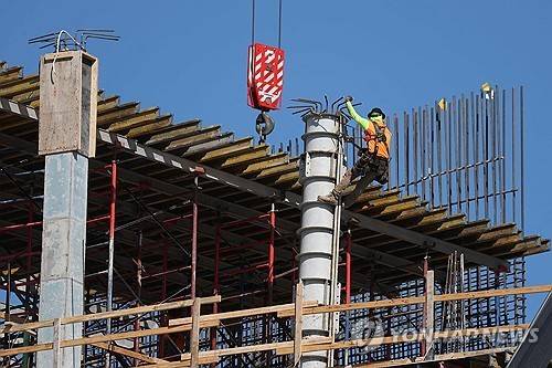 미국의 공사 현장 [AFP 연합뉴스 자료사진. 재판매 및 DB 금지]