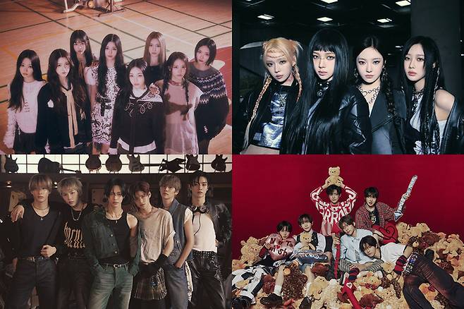 하츠투하츠, 에스파, 라이즈, NCT WISH. 사진 | SM