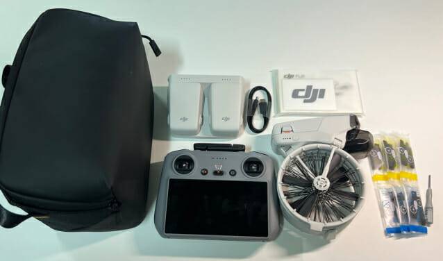 DJI 플립 플라이 모어 콤보 구성 (사진=지디넷코리아 신영빈 기자)