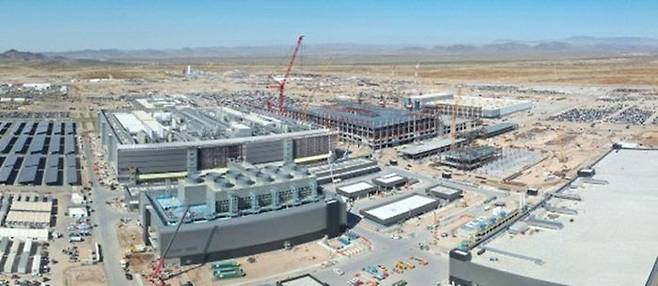 미국 애리조나 피닉스에 건설중인 TSMC 공장. TSMC 애리조나 홈페이지 캡처