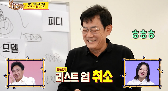 이경규가 뽑은 예능 출연 블랙 리스트 연예인들ㅋㅋ