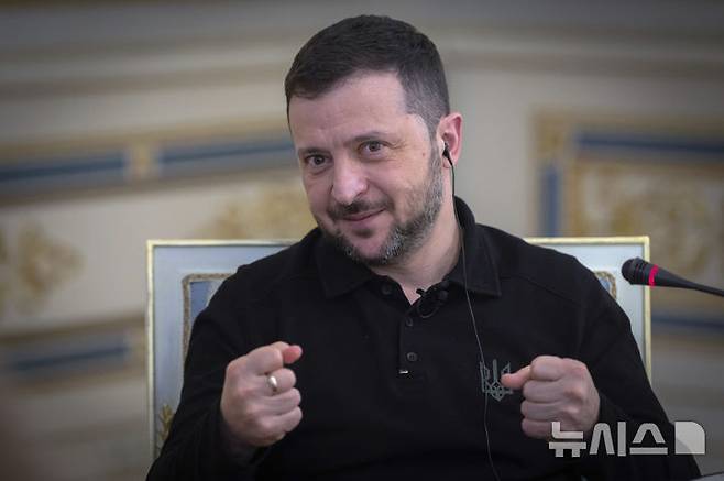 [키이우(우크라이나)=AP/뉴시스] 볼로디미르 젤렌스키 우크라이나 대통령. (사진=뉴시스DB)