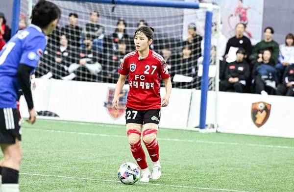 SBS '골 때리는 그녀들'의 박하얀./사진=SBS