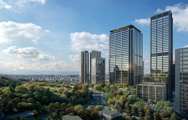 서울역 밀레니엄 힐튼호텔 부지 개발사업 예상도/현대건설