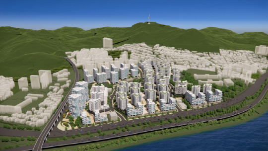 '한남5구역' 재개발 사업 조감도. [조합 측 제공]